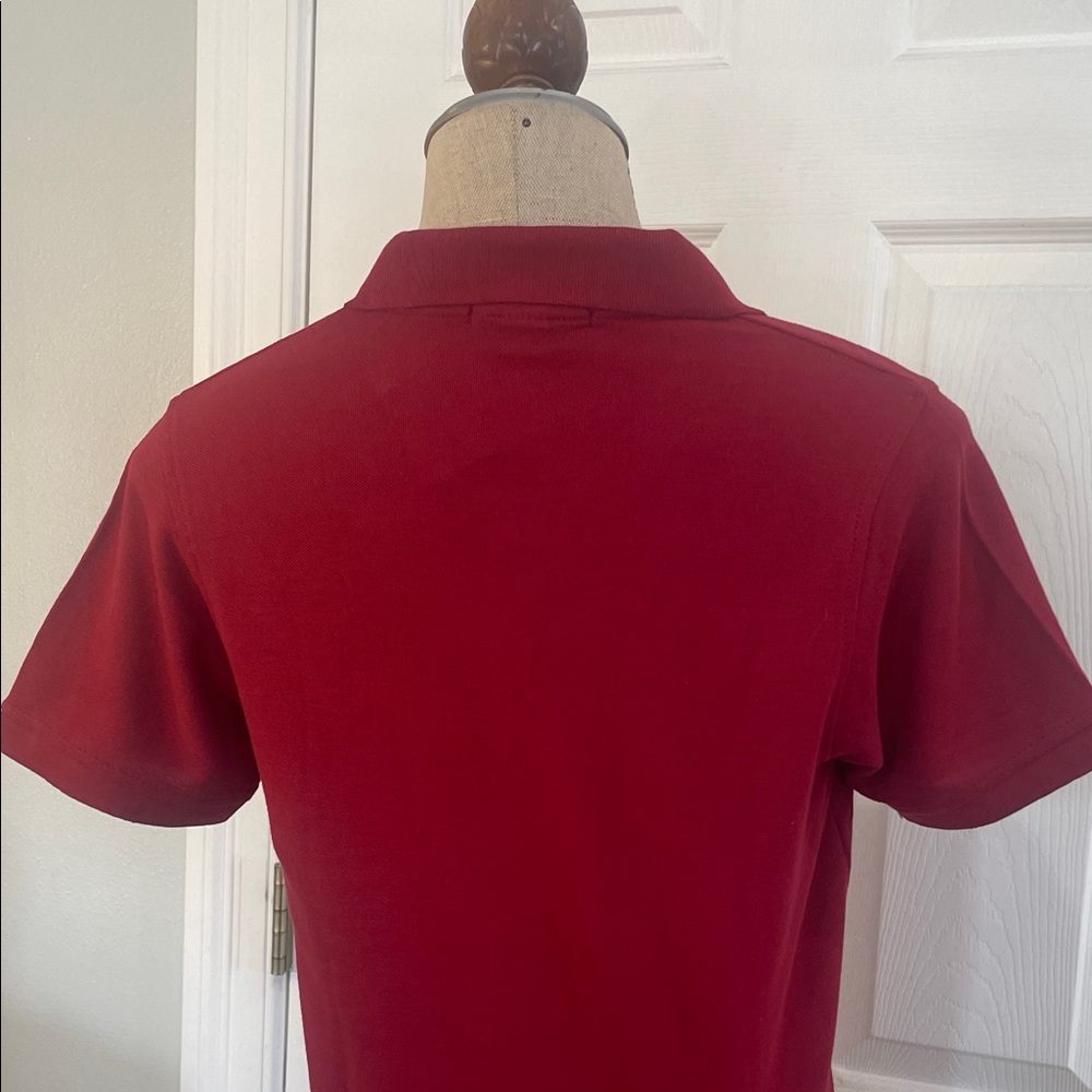 FSU Florida State University short sleeve Red Polo Shirt with Logo size S nwts - Picture 7 of 10